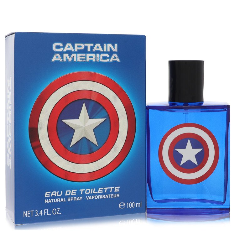 Captain America Cologne by Marvel Eau De Toilette Spray 3.4 oz for Men - Authentic Fragrance - Discount Men Perfume or Cologne Fragrance